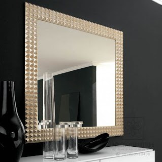 gambar cermin hias Dinding modern persegi panjang
