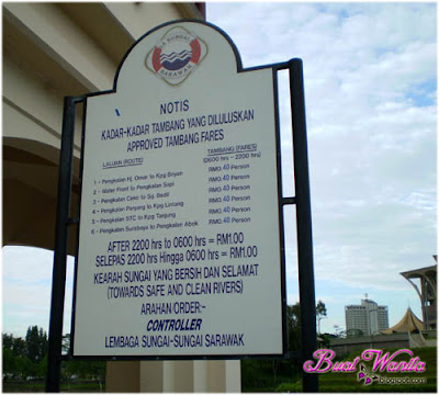 Tempat Menarik dan Best di Kuching Sarawak: Kuching Waterfront