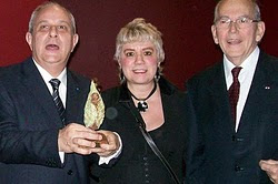 M. Mario GIRO, Prix de la Fondation CHIRAC, Morgane BRAVO & M. Michel CAMDESSUS, ancien Directeur d