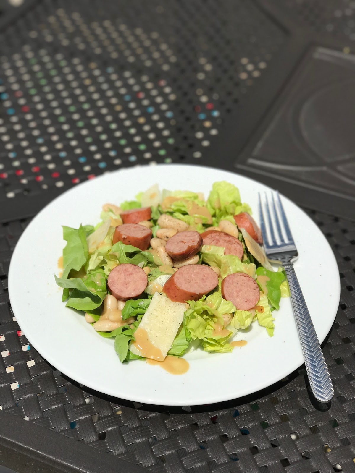 Grilled Kielbasa and Warm Mustard Vinaigrette Salad SundaySupper Our