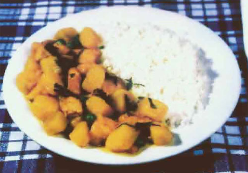 Cau cau de pescado