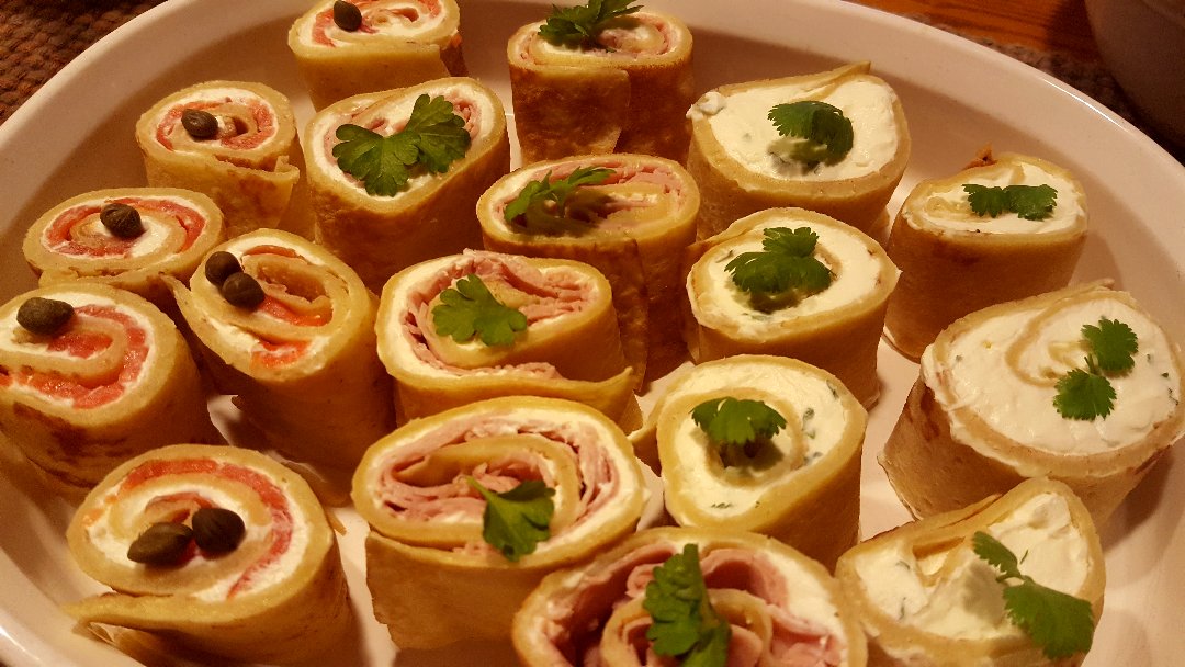 Rain's Kitchen and Garden! Crepe Rollups