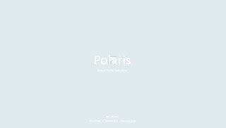 Template Powerpoint Keren Polaris by Jun Akizaki