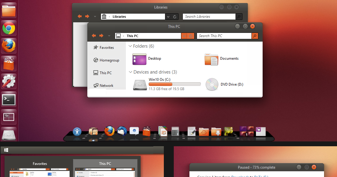 ubuntu theme for windows 10 deviantart ubuntu theme for windows 10 deviantart