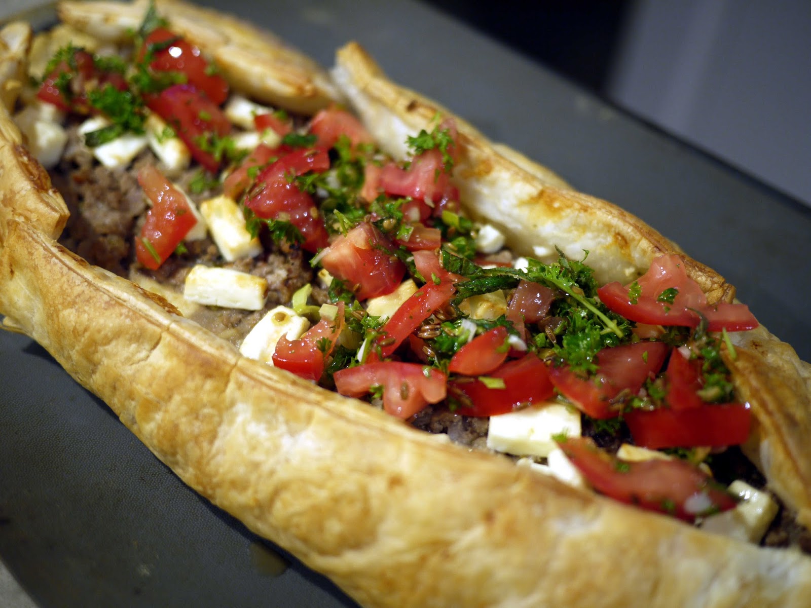 The Radio Gastronomer Faux Middle Eastern Lamb Tart