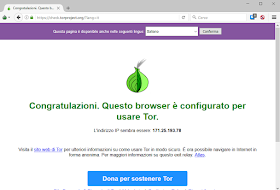 Tor browser home page