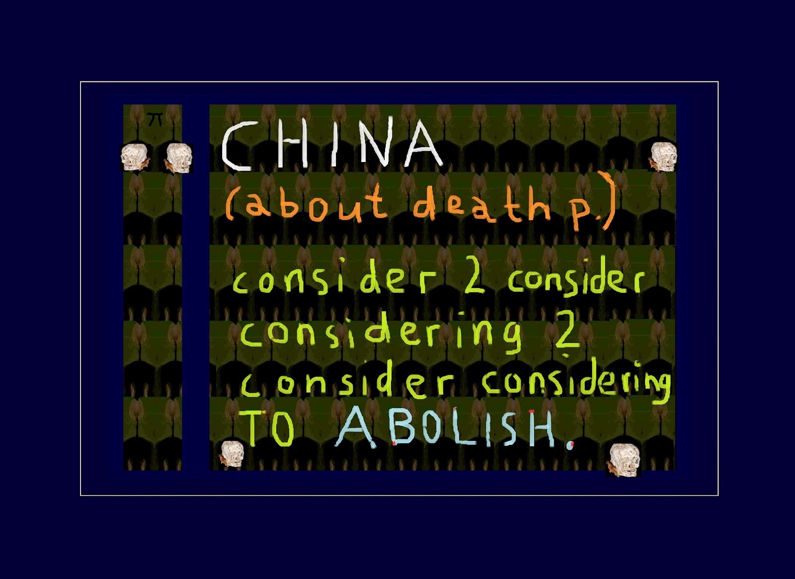 CHINA abolishment of death penalty USA barack obama hillary clintON todesstrafe VEREINIGTE STAATEN