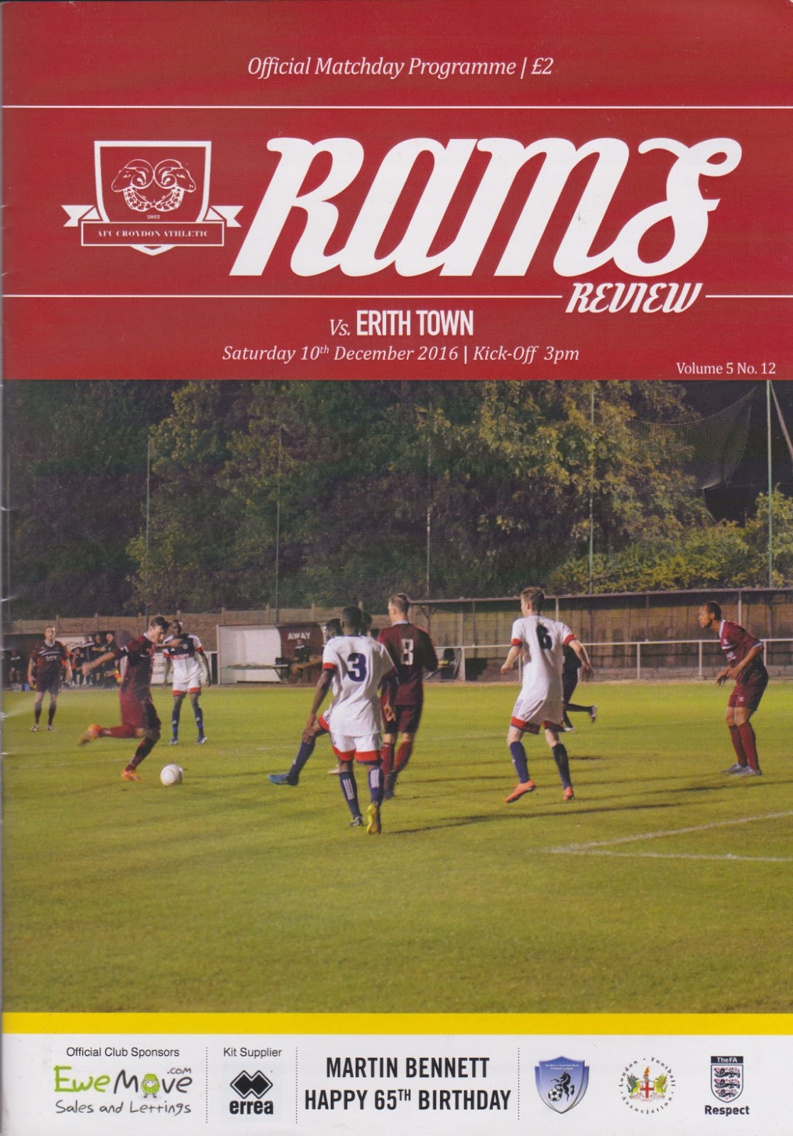 The Wycombe Wanderer: AFC Croydon Athletic - The Mayfield ...