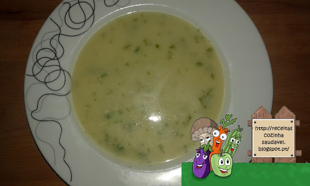 Sopa de Couve-Flor e Aipo