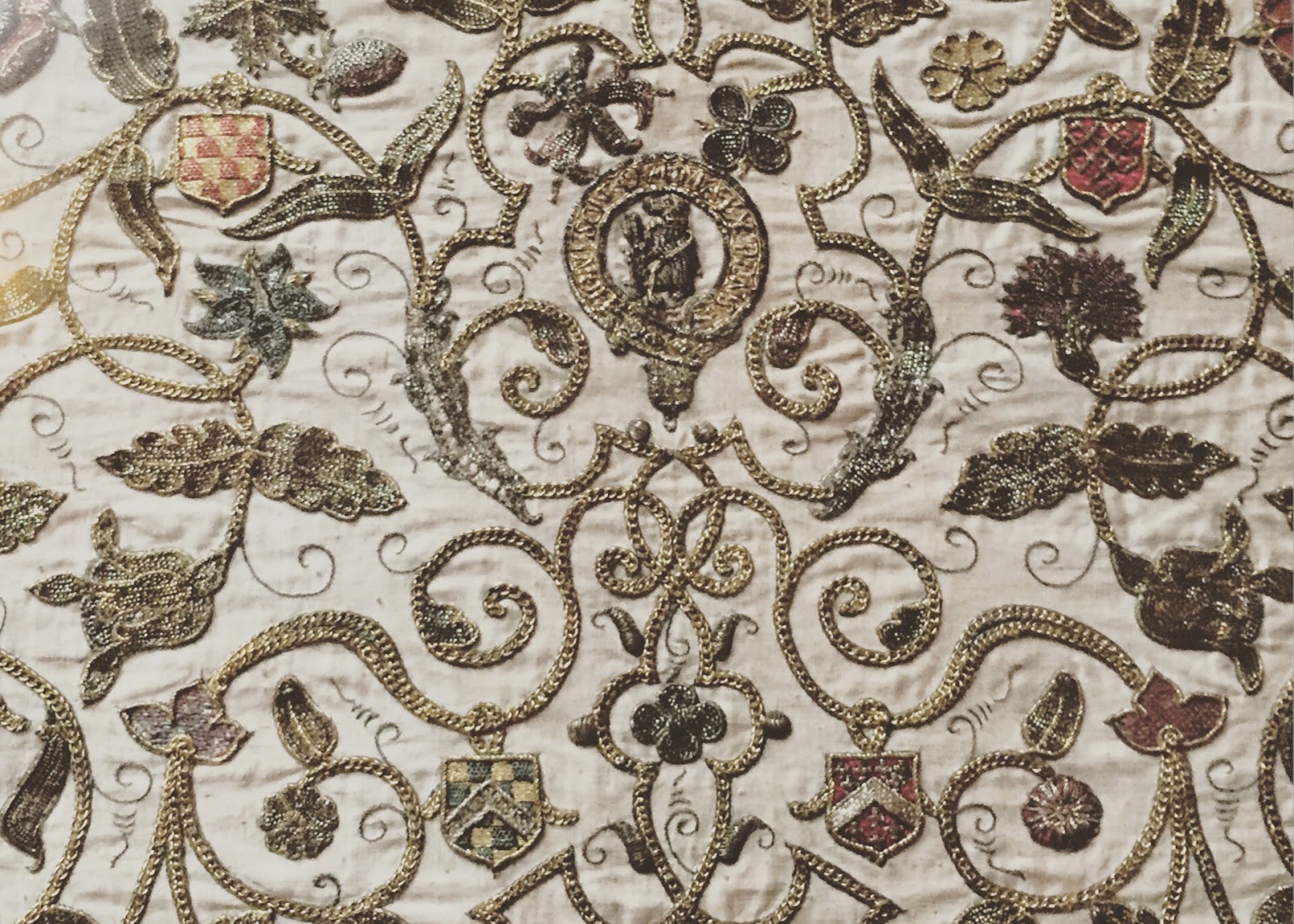 Vintage embroidered pattern