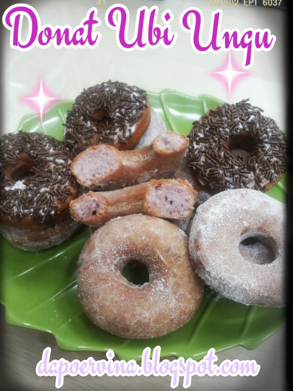 Dapoer Vina : Donat Ubi Ungu