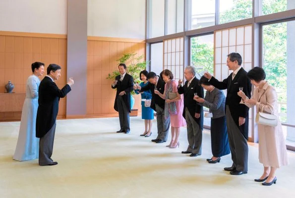 Imperial Household released new photos of Crown Prince Naruhito and Crown Princes Masako on the occasion of their 25th wedding anniversary.