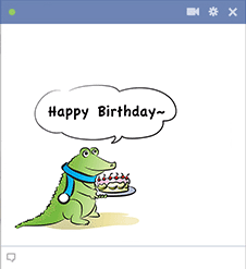 Happy Birthday Alligator