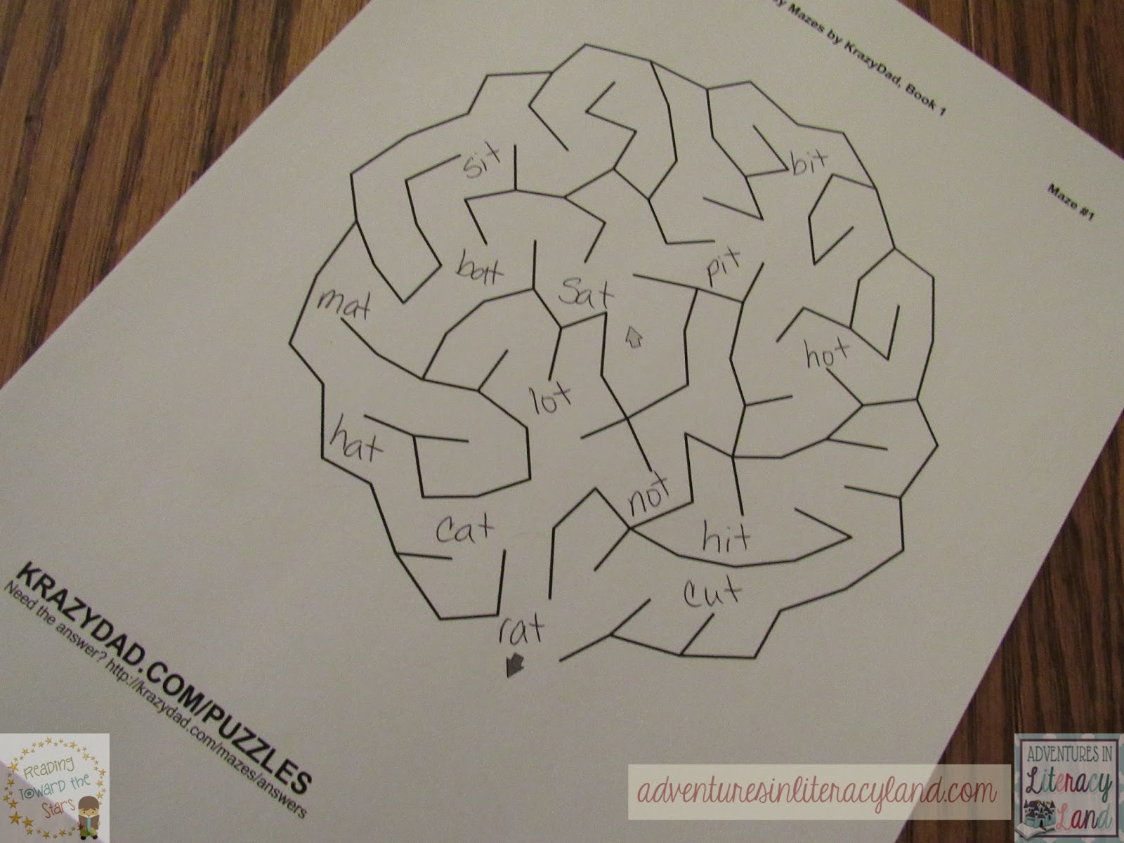 A-Mazing Fun! | Adventures in Literacy Land