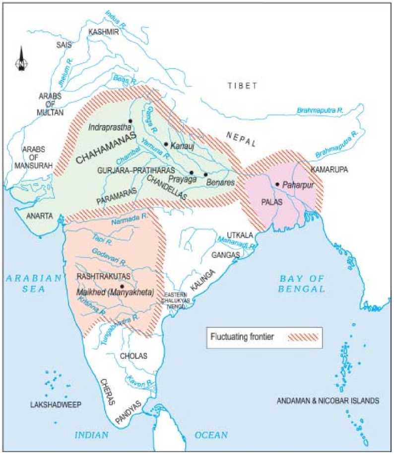 Medieval India: Northern India : Age of the Three Empires