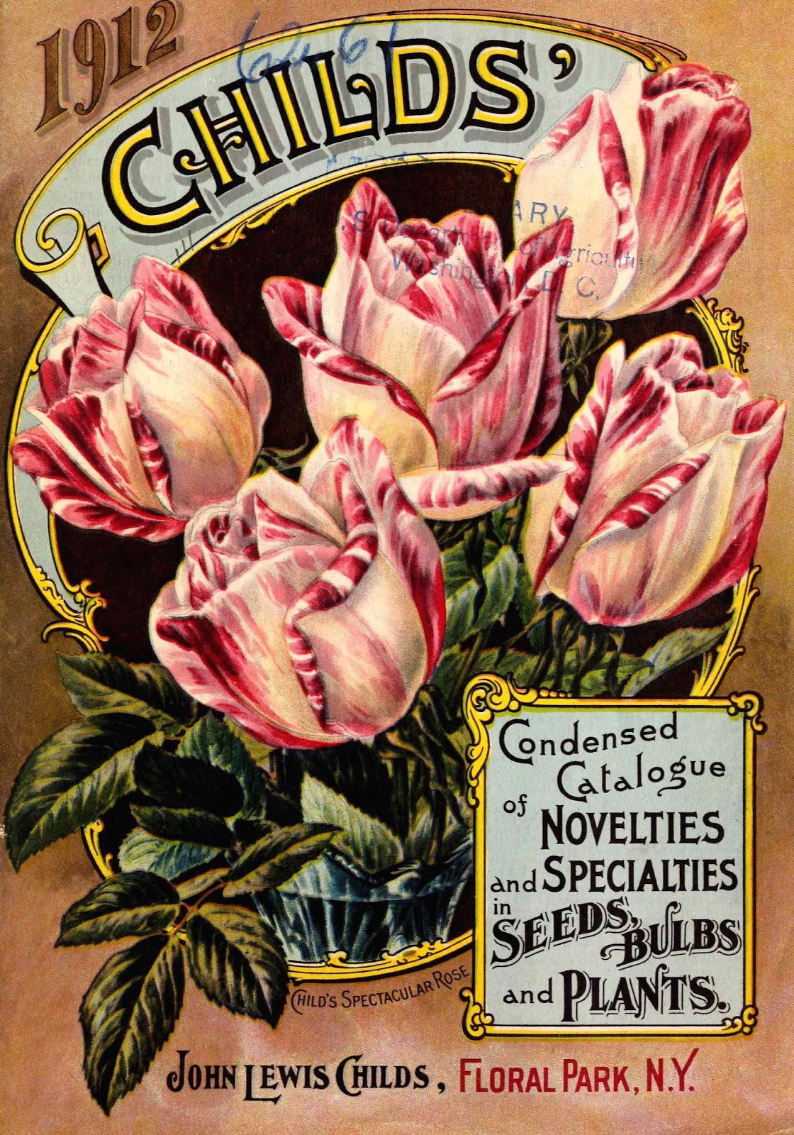 Tenth Letter of the Alphabet Lettering John Lewis Childs’ Catalogues