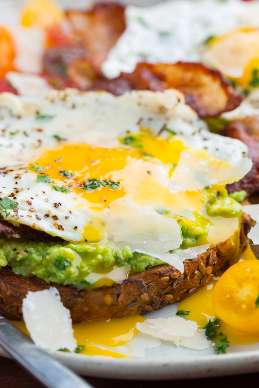 Avocado Toast with Fried Egg Recipe on Closet Cooking