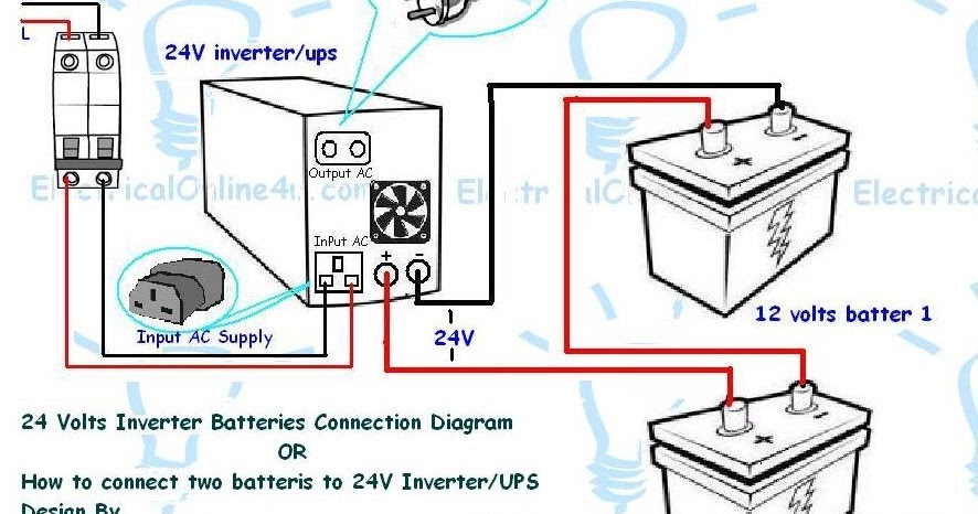 Inverter Double Battery Connection Diagram - Home Wiring Diagram