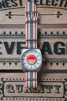vintage soda watch acier bat juice