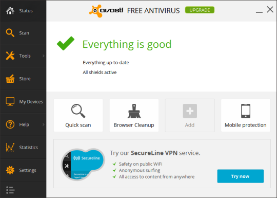 تحميل برنامج أفاست لمكافحة الفيروسات والبرامج الضارة بأحدث إصدار مجاناً Avast Free Antivirus 2014.9.0.2018