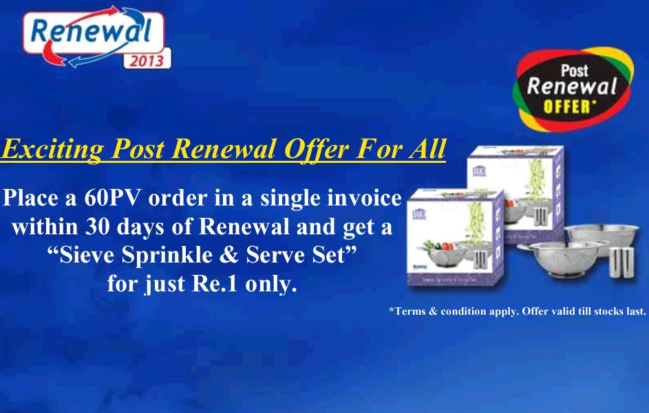AMWAY INDIA RENEWAL SEP 2013