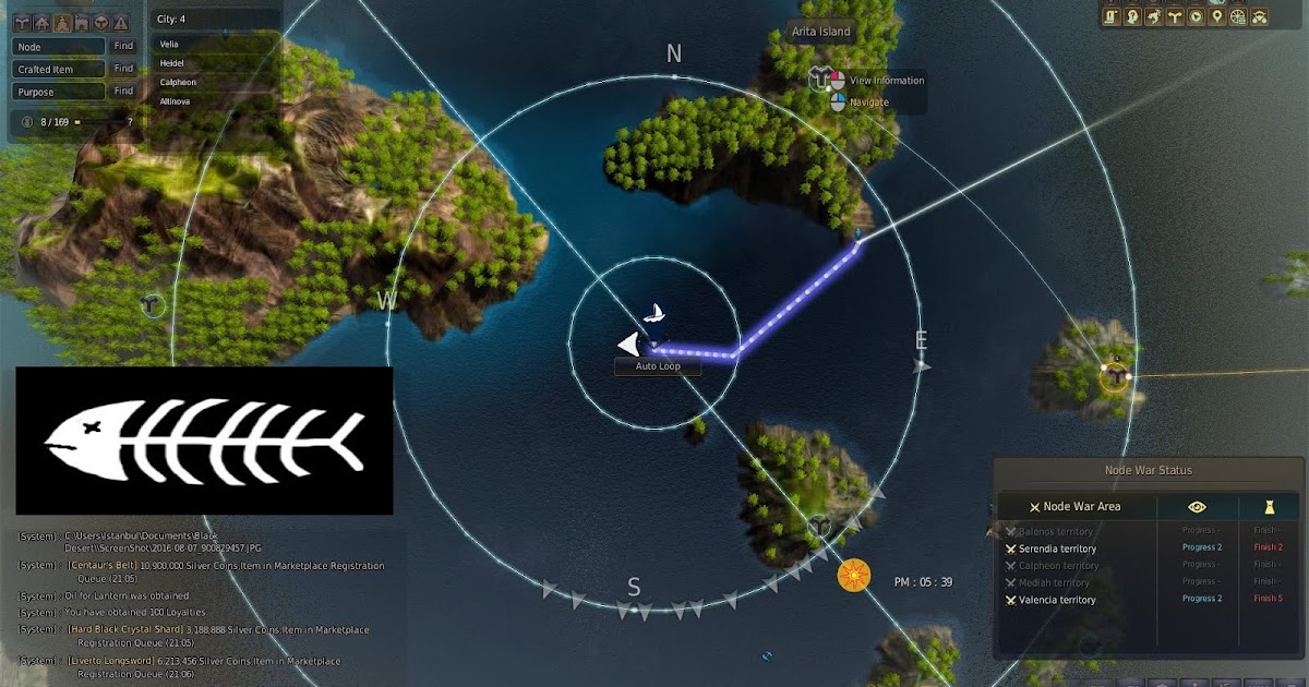 Nu Wave Fishing BDO Hot Spot Post 8 Grunt, Seas of Banto