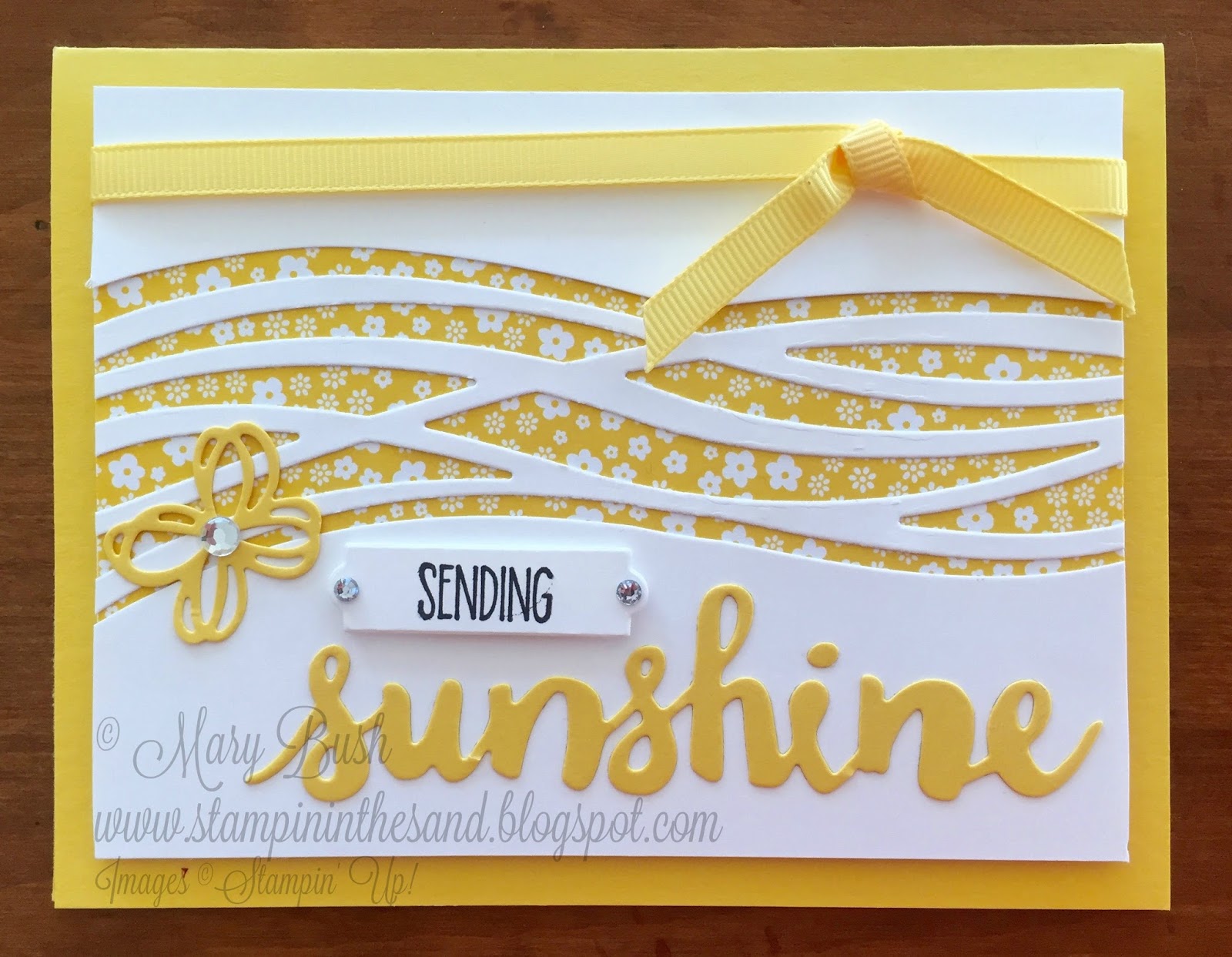 Stampin' in the Sand Card Sending Sunshine