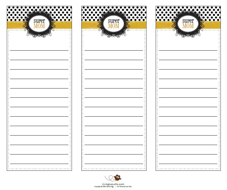 Bailey's Broachings: Free (and Useful) Printables