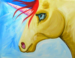 paint unicorn easy painting rainbow sherpa step mane