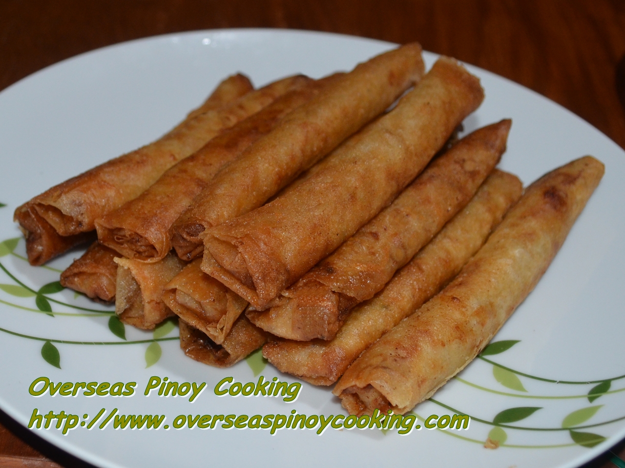 Fried Pork Lumpia Roll with Bacon