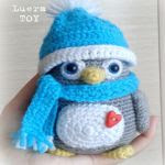 patron gratis pingüino amigurumi | free pattern amigurumi penguin