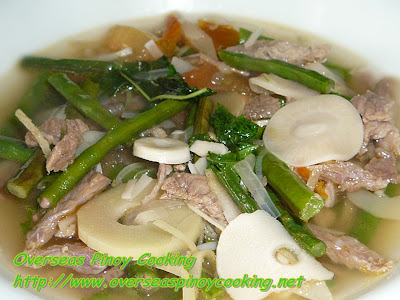 Dinengdeng with Beef Soured with Tamarind