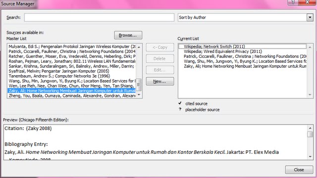 Membuat bodynote dan footnote otomatis di Ms.Word