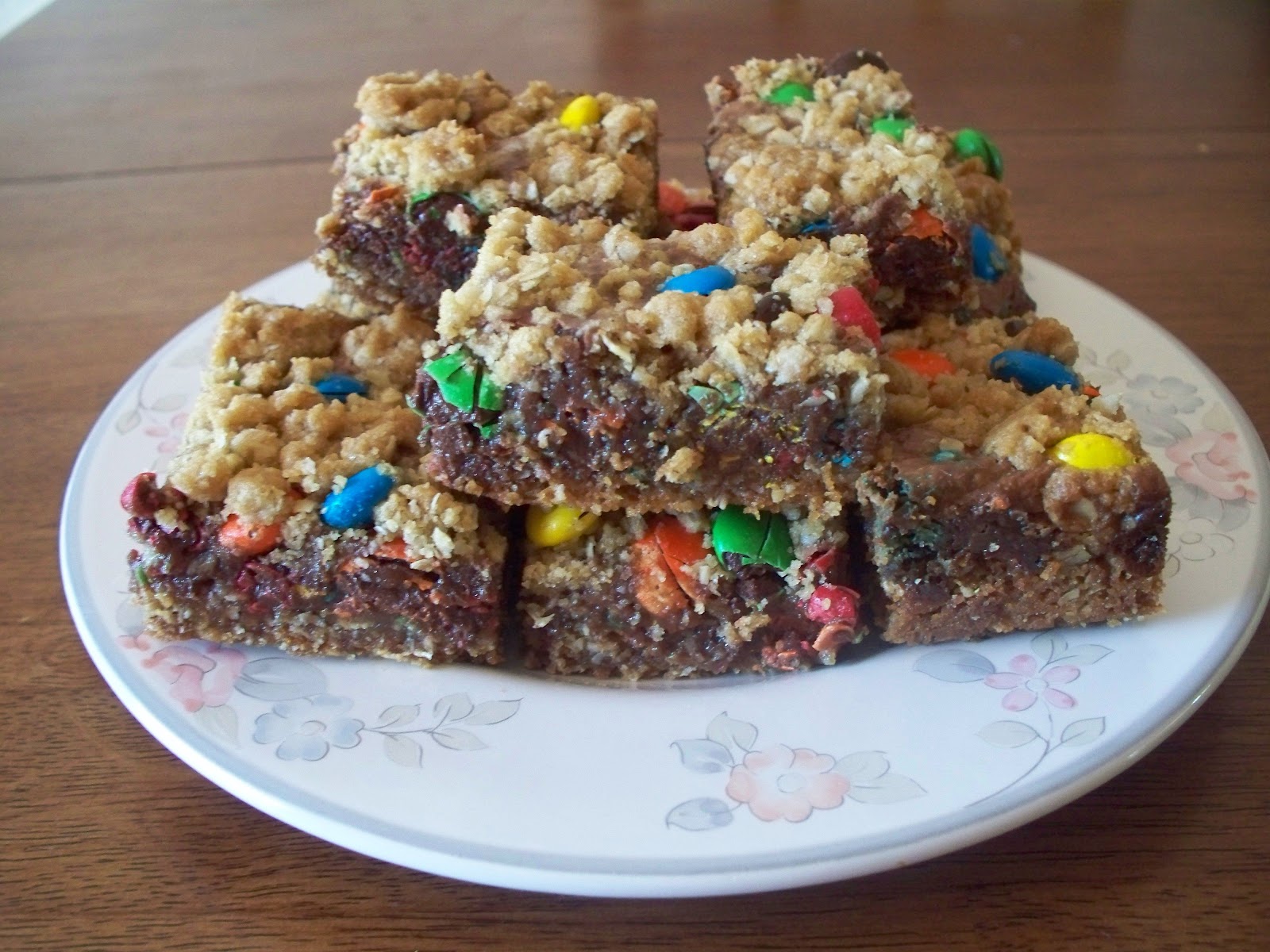 The Sugar Queen FudgeFilled Oatmeal M&M Bars