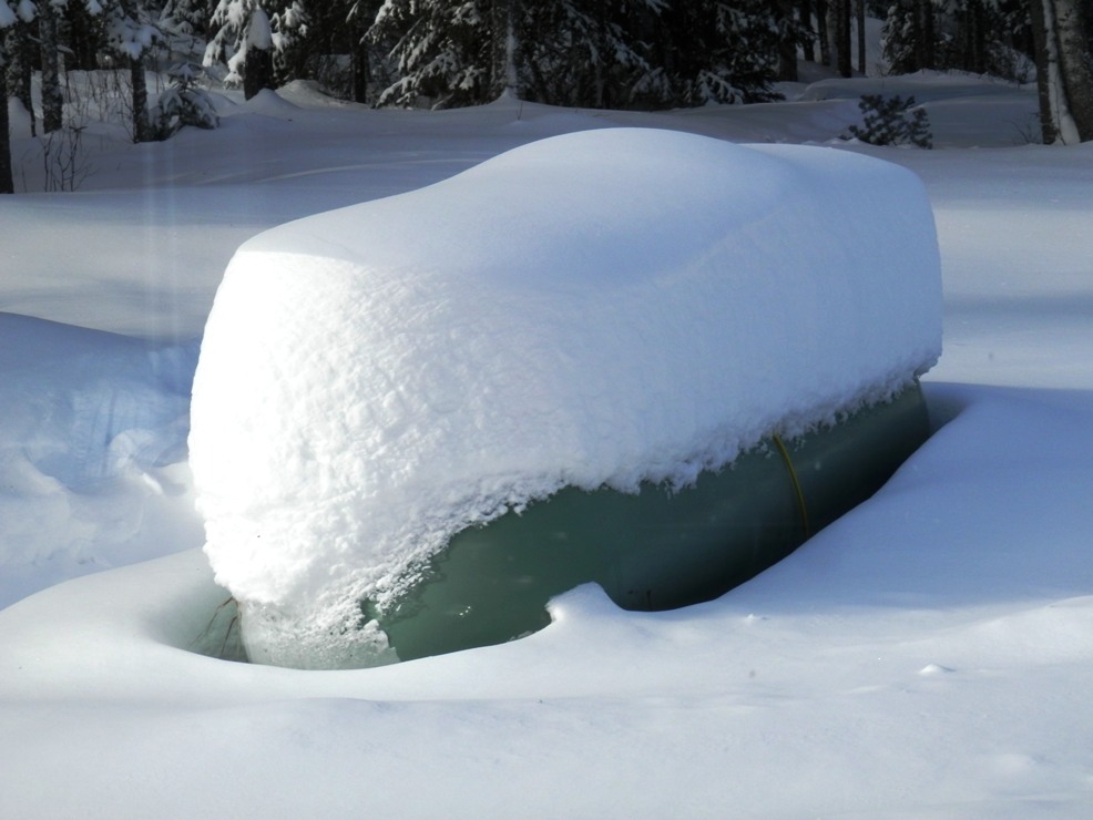 Bow Narrows Camp Blog on Red Lake Ontario Deep snow is starting to