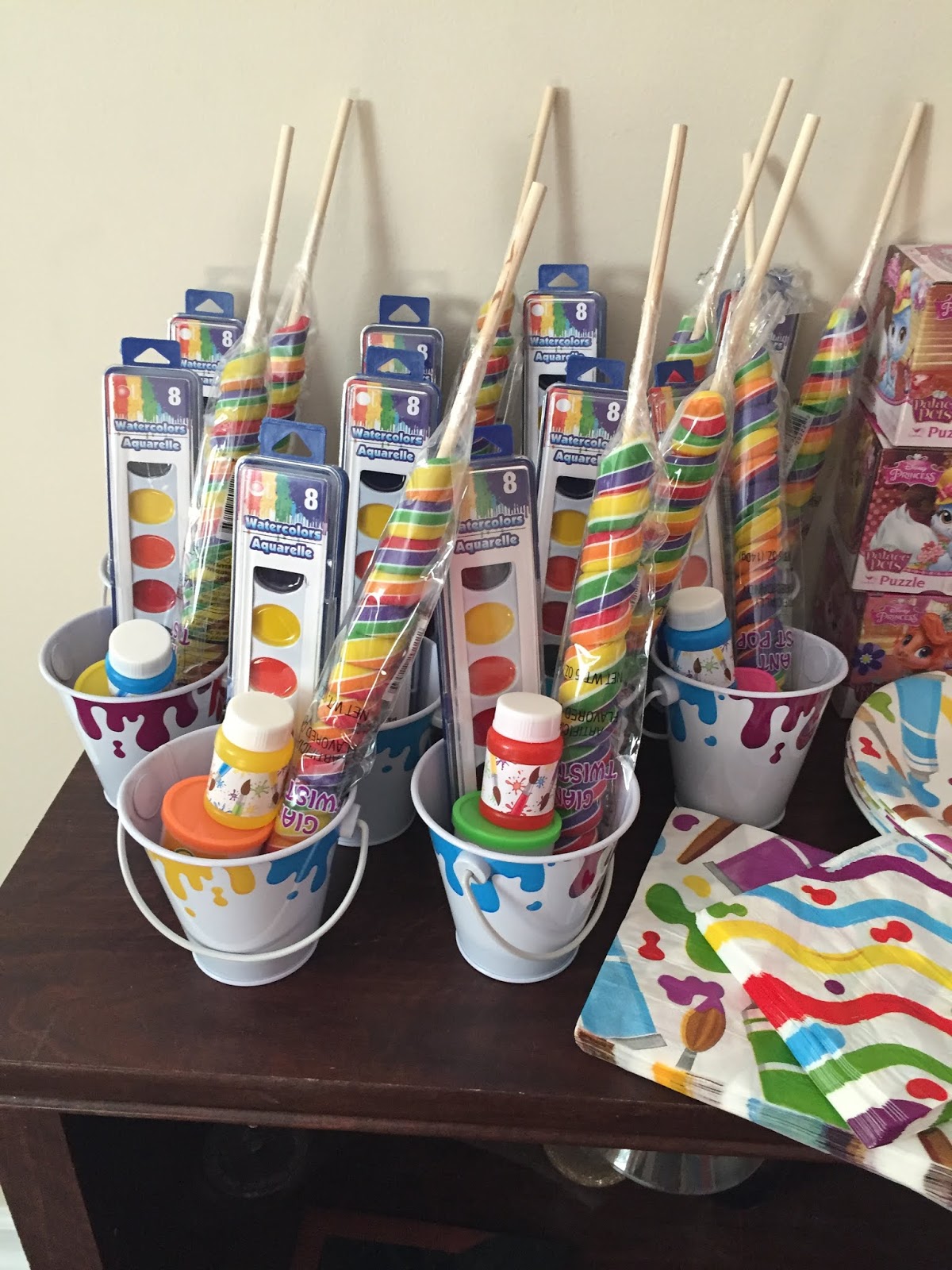 Manic Mama Miles: Palace Pets Paint Party Favors