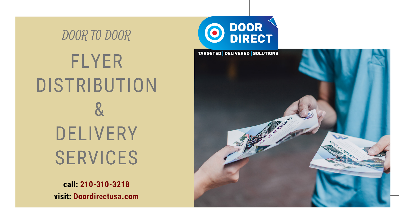 Door Direct Llc Get Our Efficient Flyer Distribution Delivery