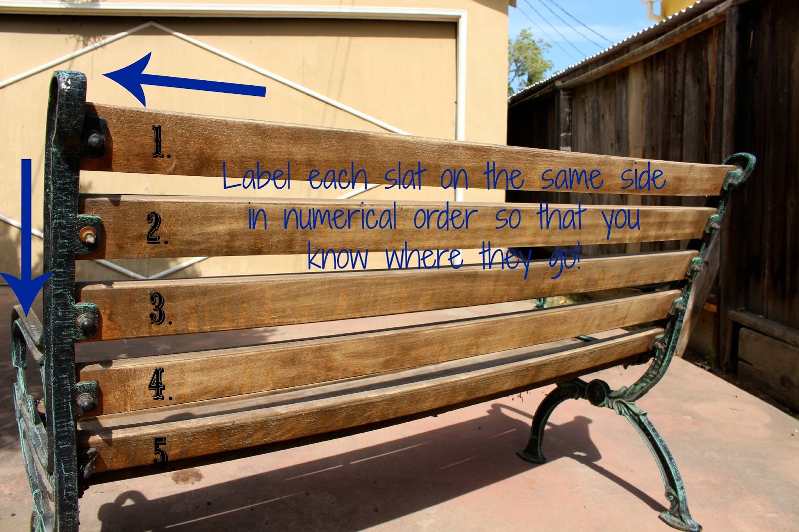 Life On Elizabeth: How to Prep an Old Bench for a Makeover