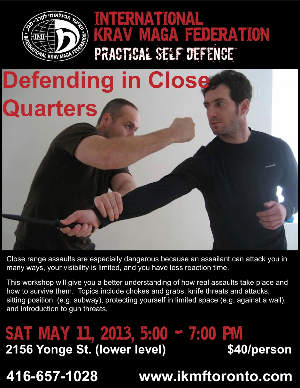 Toronto Krav Maga Academy (TKMA) What is a Krav Maga SelfDefense