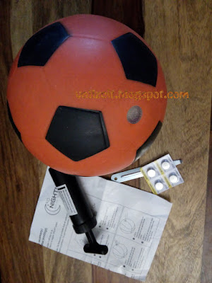 fußball orange black water resistant play soccer kids 