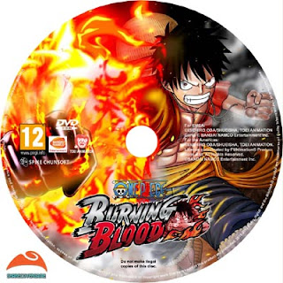 One Piece Burning Blood Disk Label