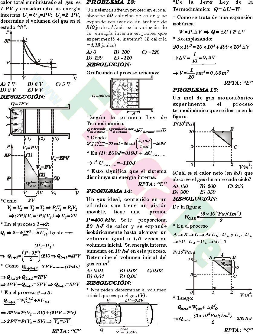 Aire Acondicionado Split Ciclo De Otto Ejercicios Resueltos