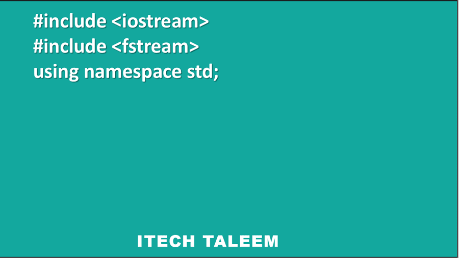 C++ File Handling ( Write a File ) Beginner Programming