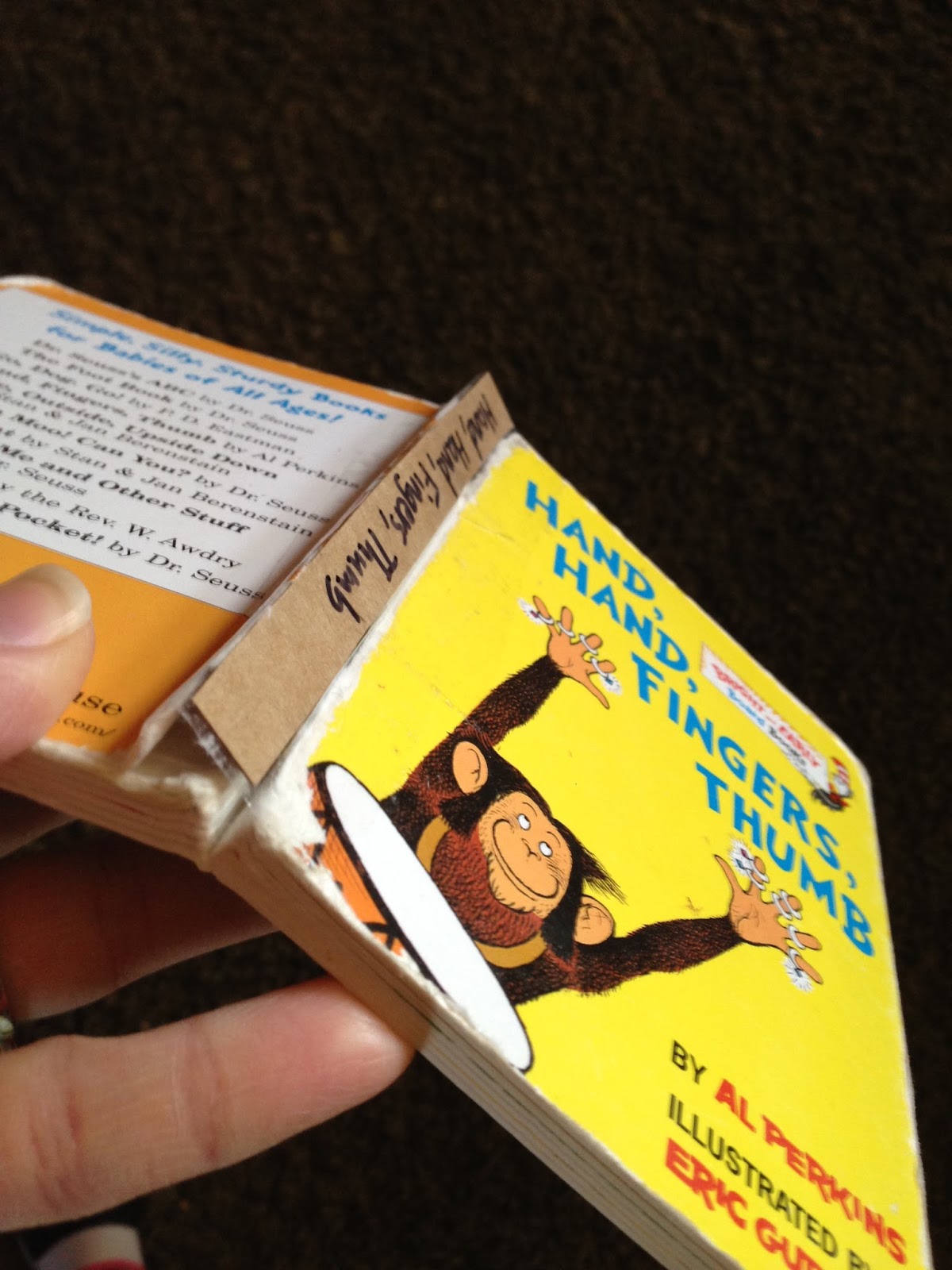 What I Live For How to Save a Board Book's Binding