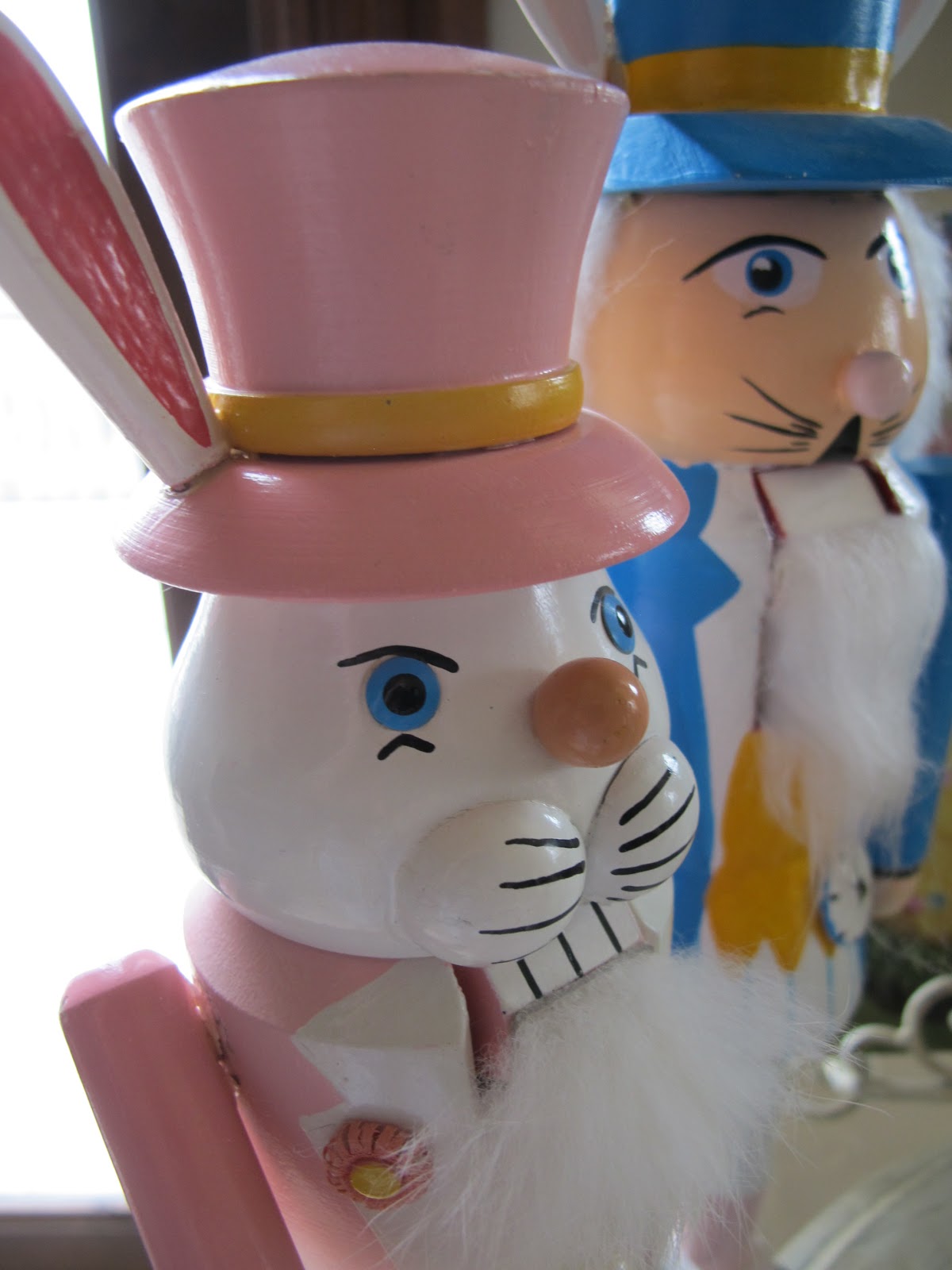 Bunny Nutcracker Table Purple Chocolat Home