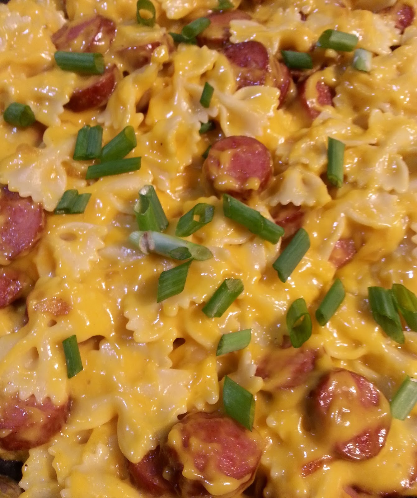 Christine's Pantry Cheesy Fire Roasted Garlic Smoked Sausage with Pasta