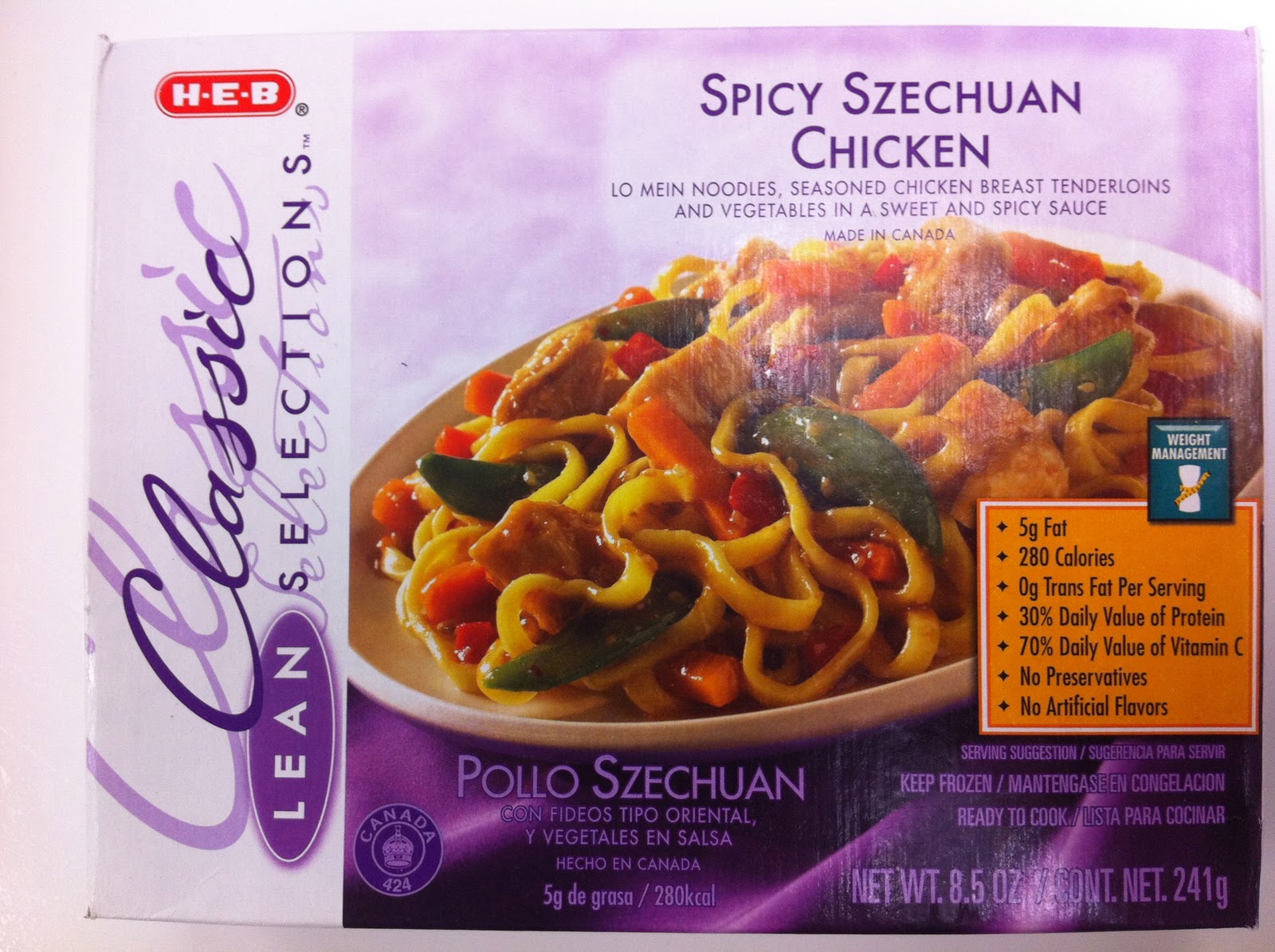 Freezer Aisle HEB Classic Spicy Szechuan Chicken (6.5/10)