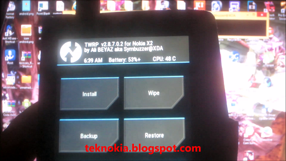 How to Install TWRP V2.8.7.0.2 On Nokia X2DS RM-1013