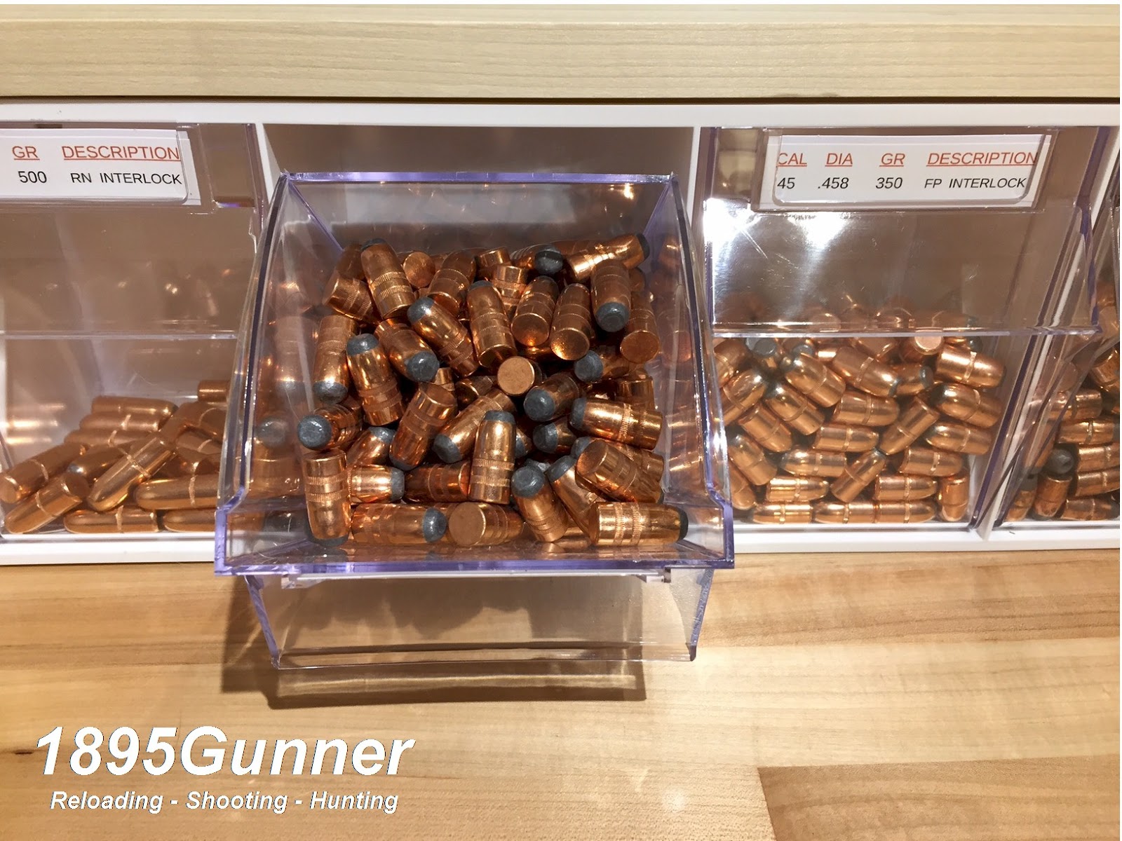 1895Gunner Reloading Bench Bullet Storage Upgrade!