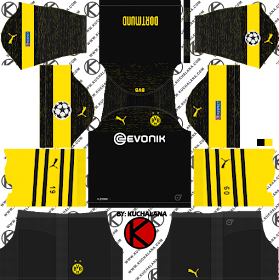 Borussia Dortmund 2018/19 Kit - Dream League Soccer Kits